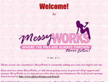 Tablet Screenshot of messyworks.sfpincchicago.com